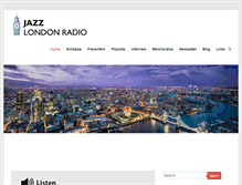 Tablet Screenshot of jazzlondonradio.com